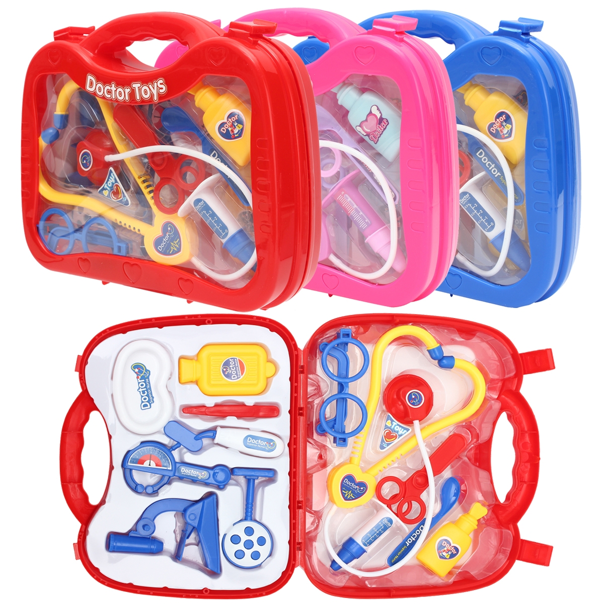 Kids Childrens Role Play Doctor Nurses Toy Medical Set Kit Gift Toys