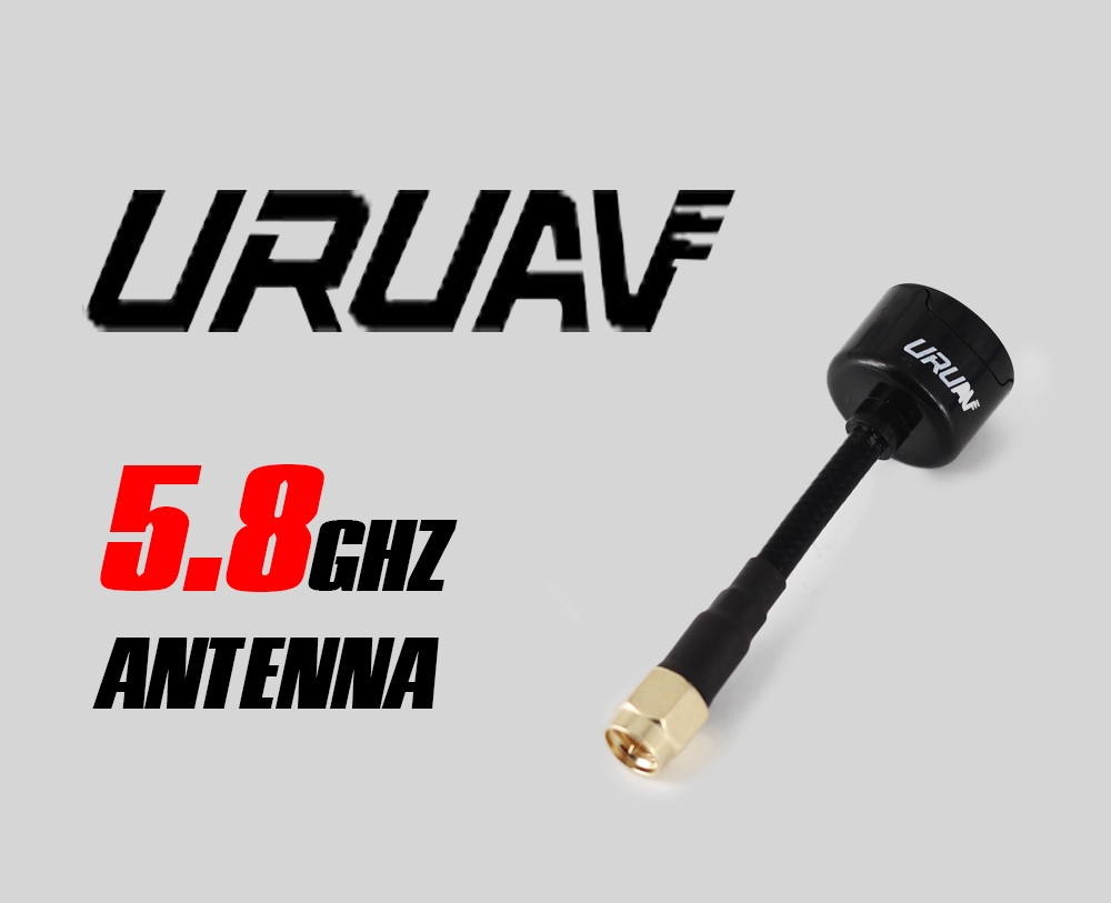 URUAV Lollipop 5.8GHz 2.3dBi Super Mini Antenna RHCP SMA Male / RP-SMA Male For FPV Racing Drone