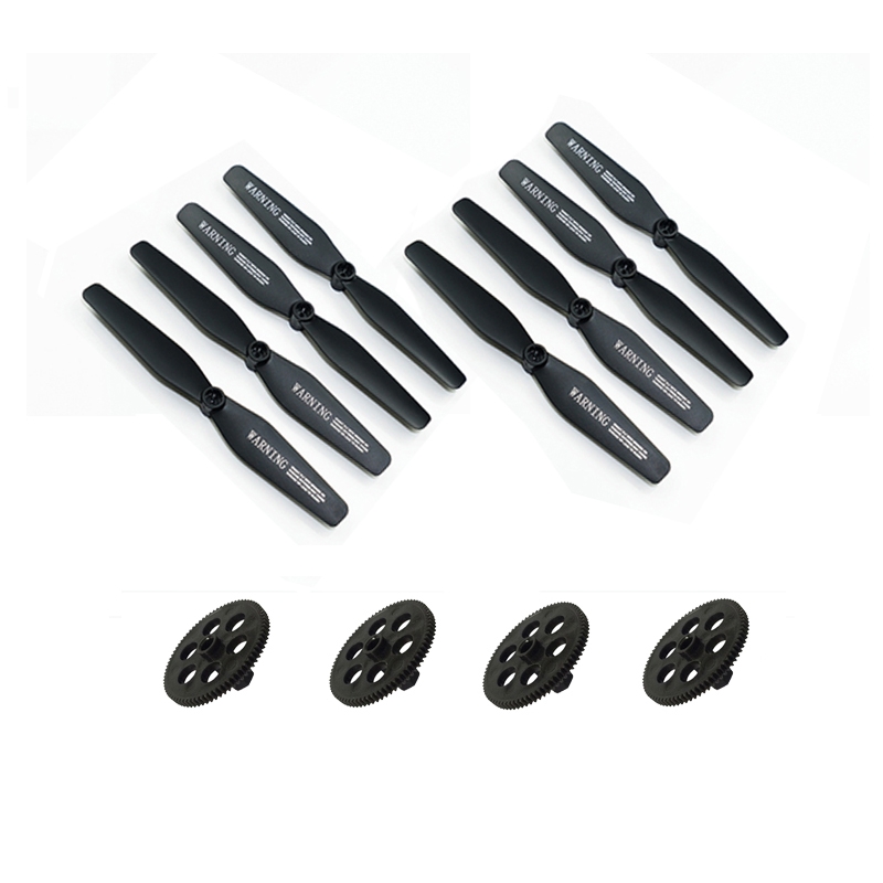 Eachine EG16 GPS RC Drone Quadcopter Spare Parts Pack 8Pcs Propeller Props Blade & 4Pcs Gear