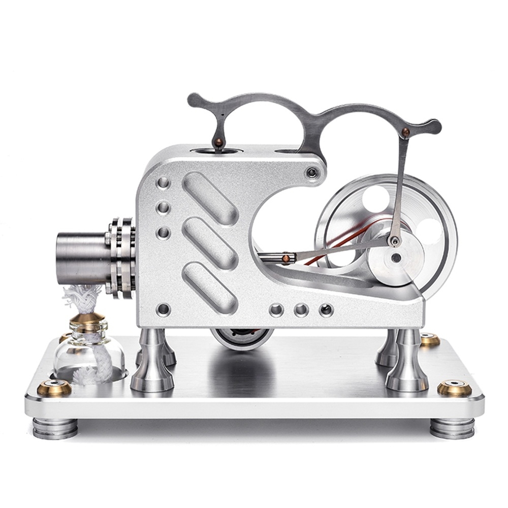 T16-03 Balance Metal Cylinder External Combustion Stirling Engine Model Educational Toy