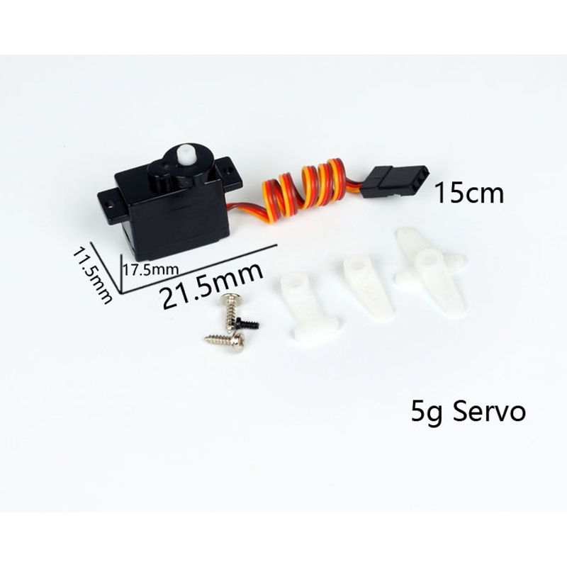 PZ 5g Servo Analog Plastic Gear 500g 0.5kg Torque TJC8 2.54mm 3P for RC Drone Car Robot Airplane Aircraft Fixed Wing Plane
