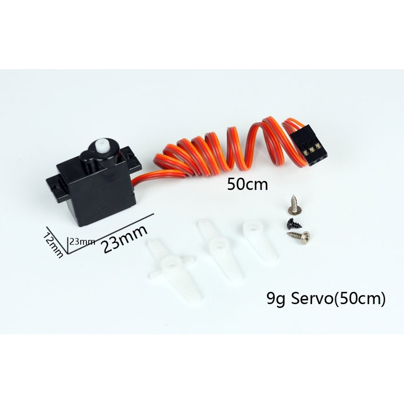 PZ 9g Servo Analog Plastic Gear 1.2kg Torque 18cm/50cm for RC Drone Car Robot Airplane Aircraft Fixed Wing Plane