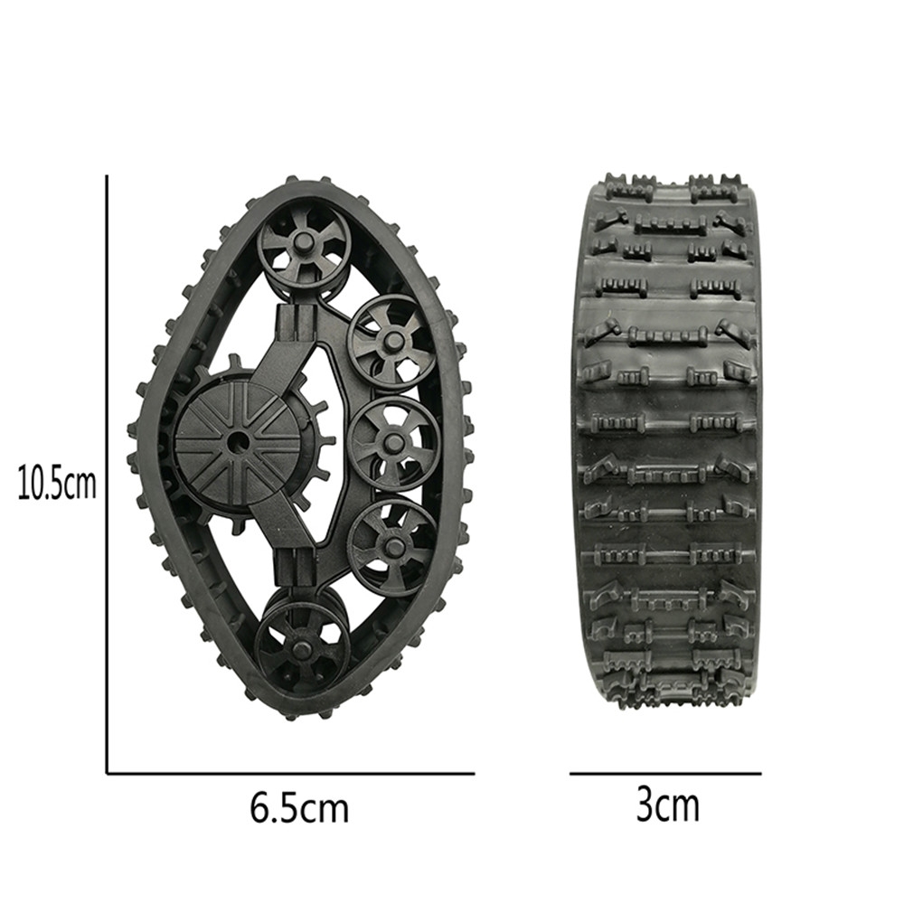 4PCS RC Car Snow Track Wheel for WPL B14 B24 C14 C24 Fayee FY001 FY002 FY003 FY004 1/16 Truck