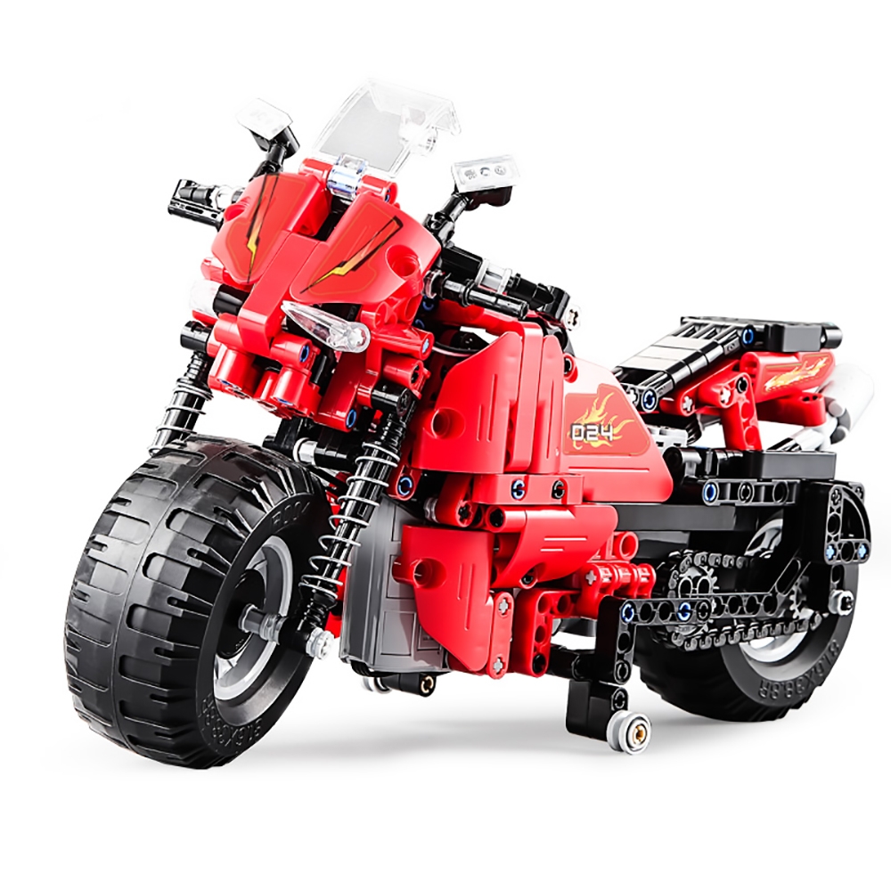 Double E C51024 RC Car Motorcycle Block Vehicle Models Toys