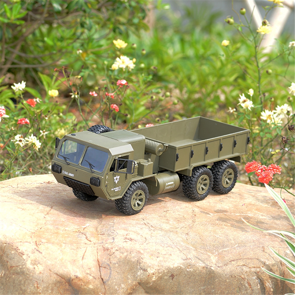 Fayee FY004A 1/16 2.4G 6WD Rc Car Proportional Control US Army Military Truck RTR Model