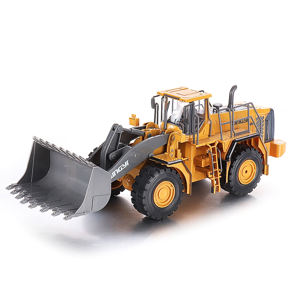 QY2302 1/28 2.4G 6CH RC Car Bulldozer Vehicle Models Engineer Truck