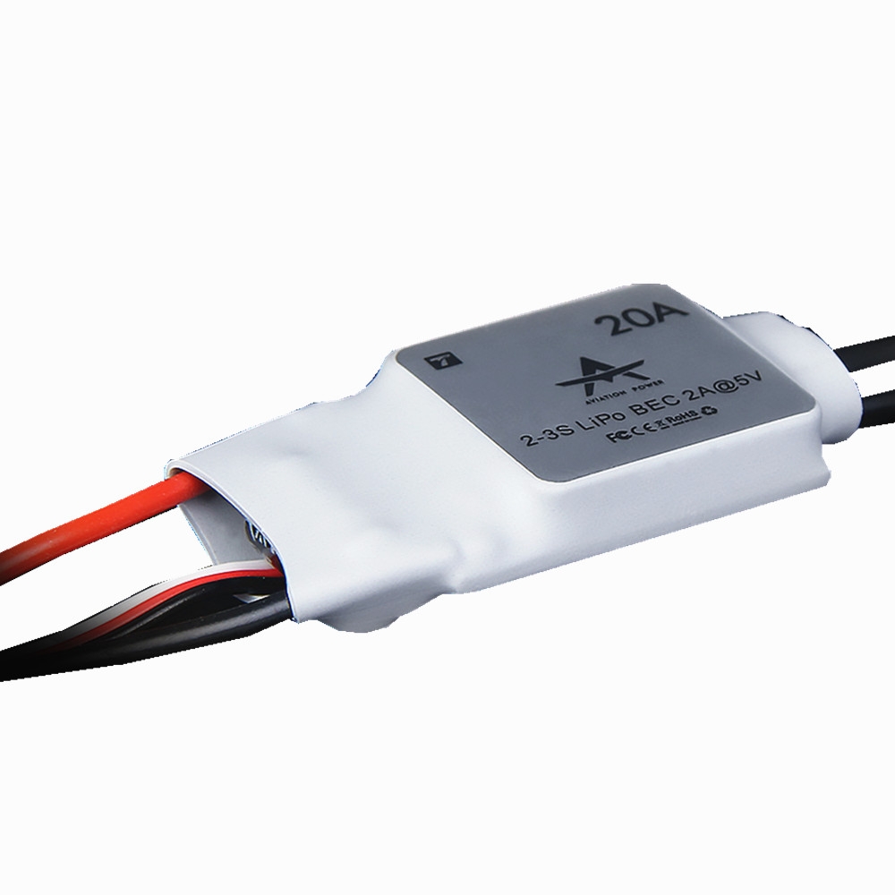 T-MOTOR AT 2~3S 20A 5V/2A Brushless ESC for RC FPV Racing Drone