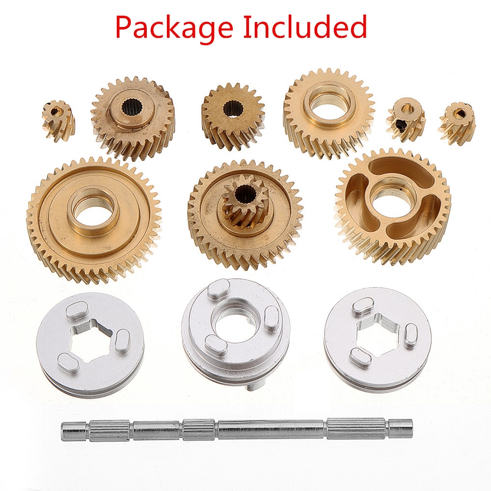 Metal Helical Gear Set for RC Tamiya 1/14 DIY Tractor Truck Gear box Car Spare Parts