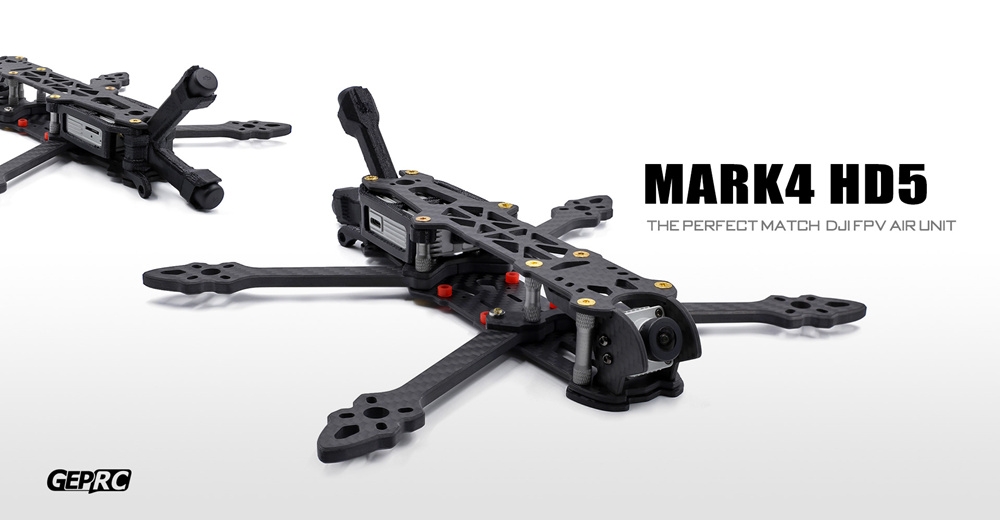 GEPRC MARK4 HD5 DJI FPV 224mm 5 Inch Frame Kit Compatible With DJI FPV Air Unit