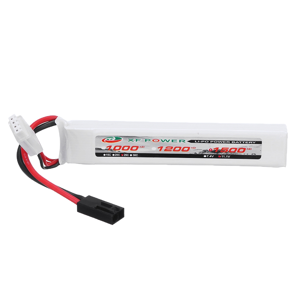 XF Power 11.1V 1500mAh 25C 3S Lipo Battery Small Tamiya Plug