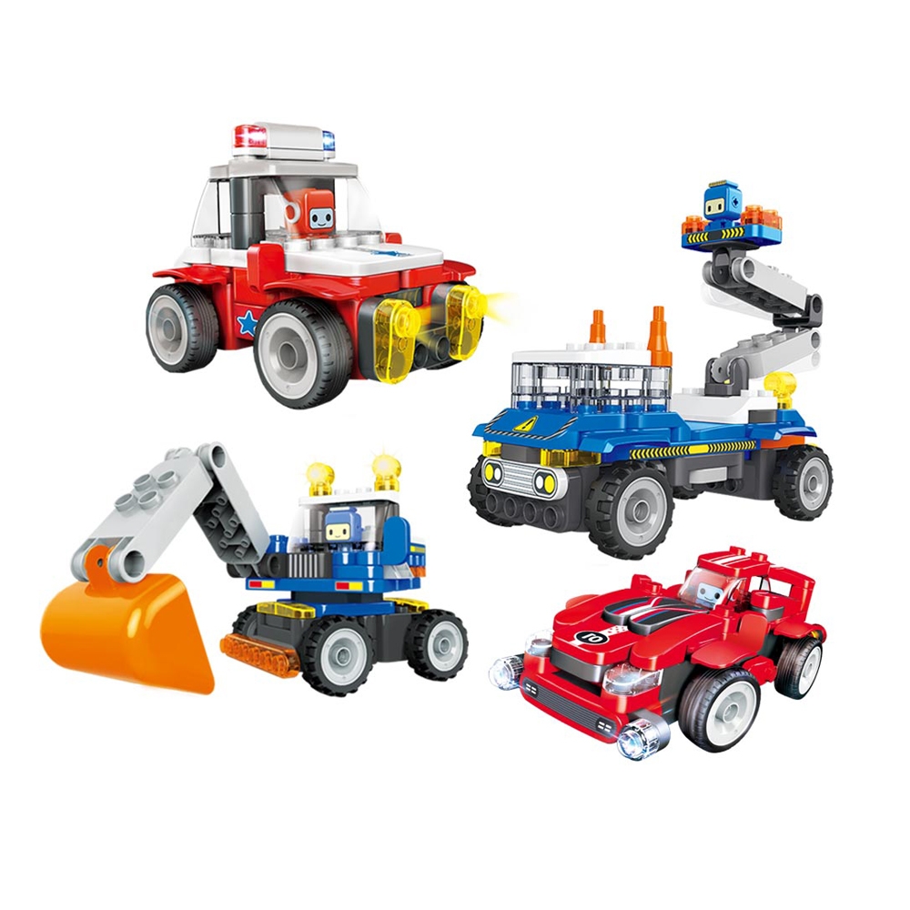 Traffic Series Large Particle Blocks Toys Kids Gift Collection from xiaomi youping