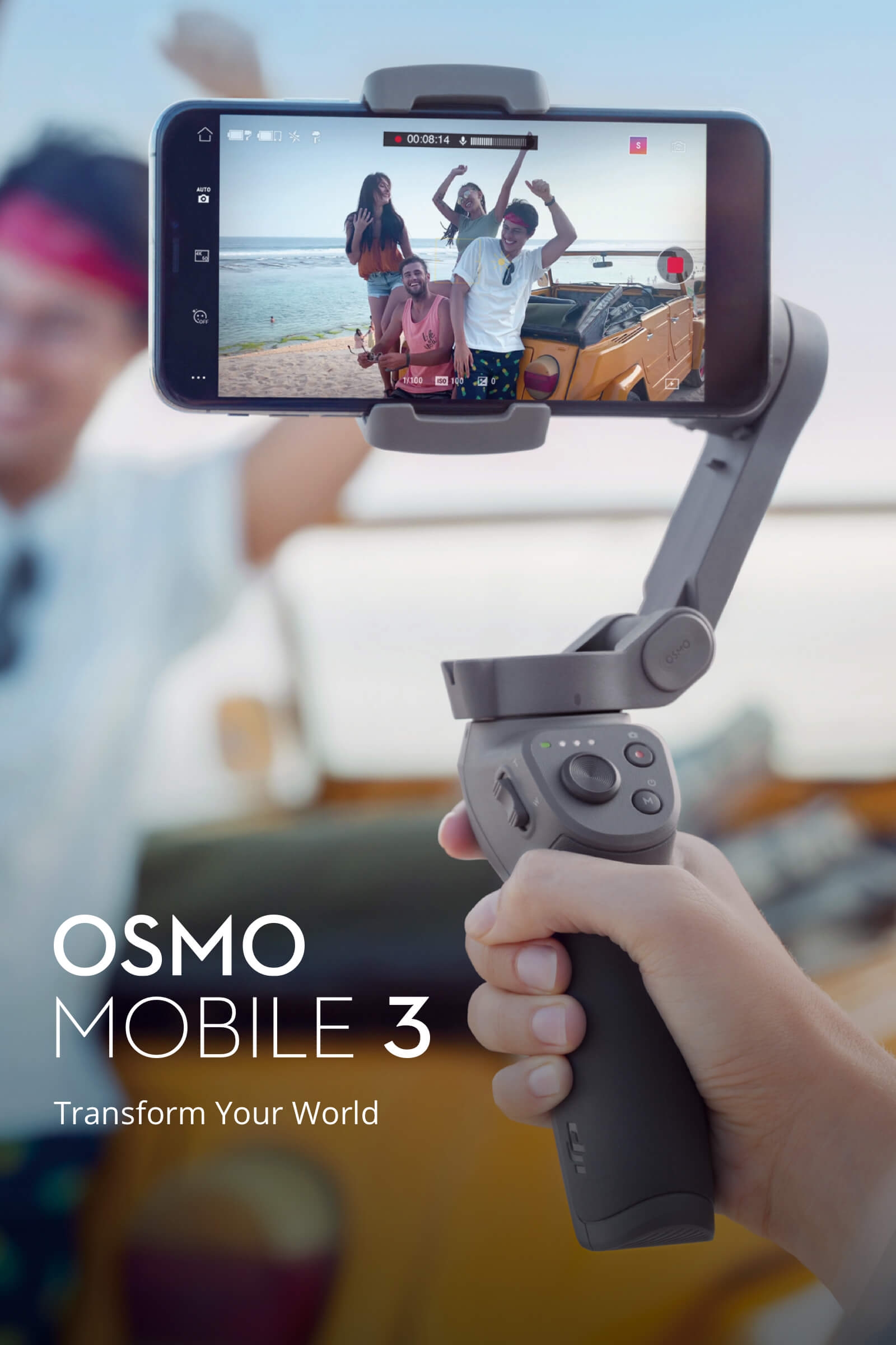 $139.99 for DJI Osmo Mobile 3 Foldable Active Track 3.0 Handheld Gimbal Portable Stabilizer Gesture Control Tiktok Vlog Story Mode for Smartphones Huawei Xiaomi