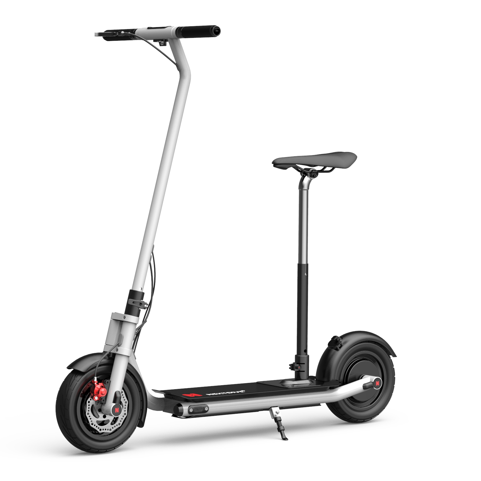 NEXTDRIVE N-7 300W 36V 10.4Ah Foldable Electric Scooter With Saddle For Adults/Kids 32 Km/h Max Speed 18-36 Km Mileage