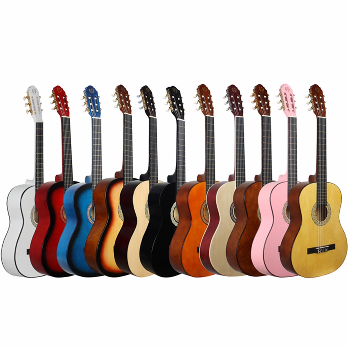 Mebite 39 Inch 22 Frets Maple Classical Acoustic Guitar for Beginner