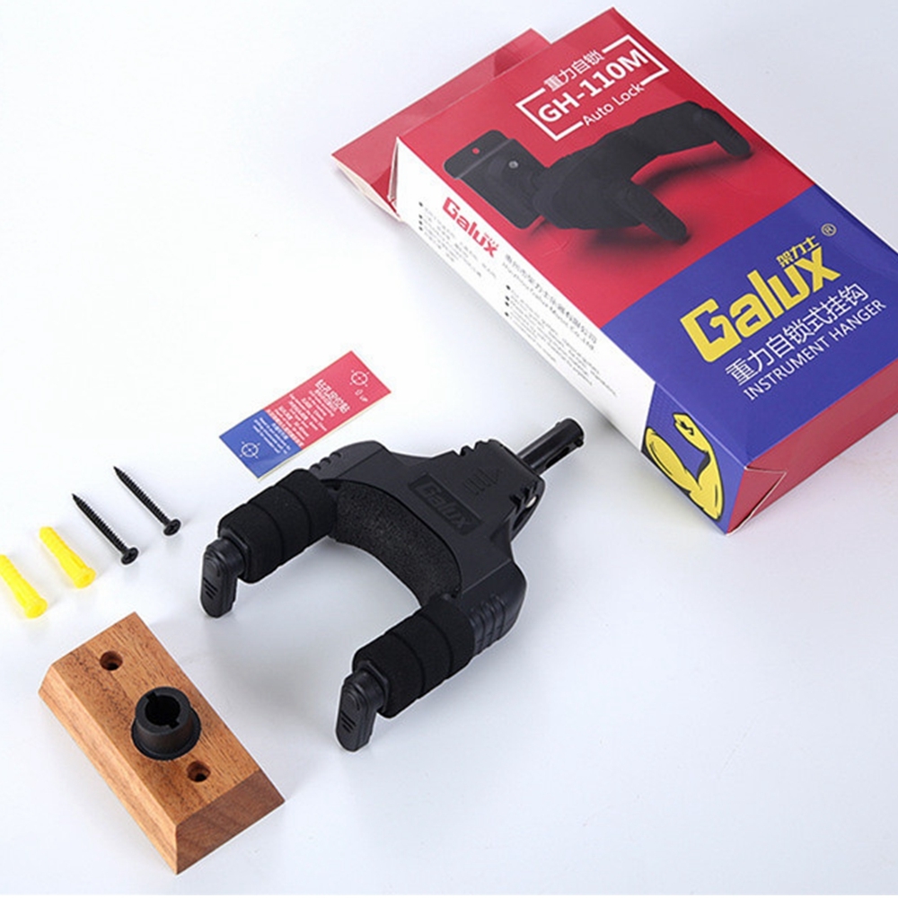 Galux GH-110P/M/W Guitar Hook Stand Wall Mount Guitar Hanger Hook for Guitars Bass Ukulele