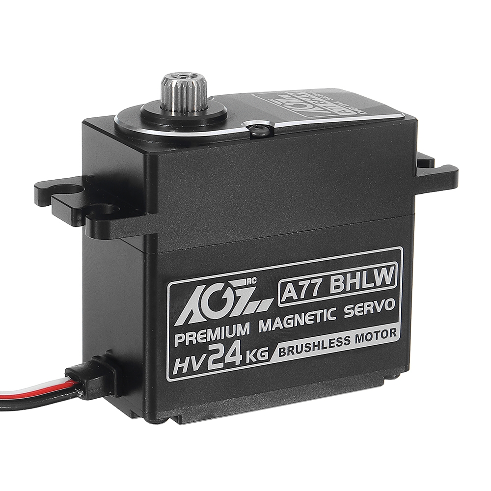 AGF A77BHLW 24kg Waterproof Brushless Metal Gear Standard Digital Servo For 1/8 1/10 RC Car RC Airplane