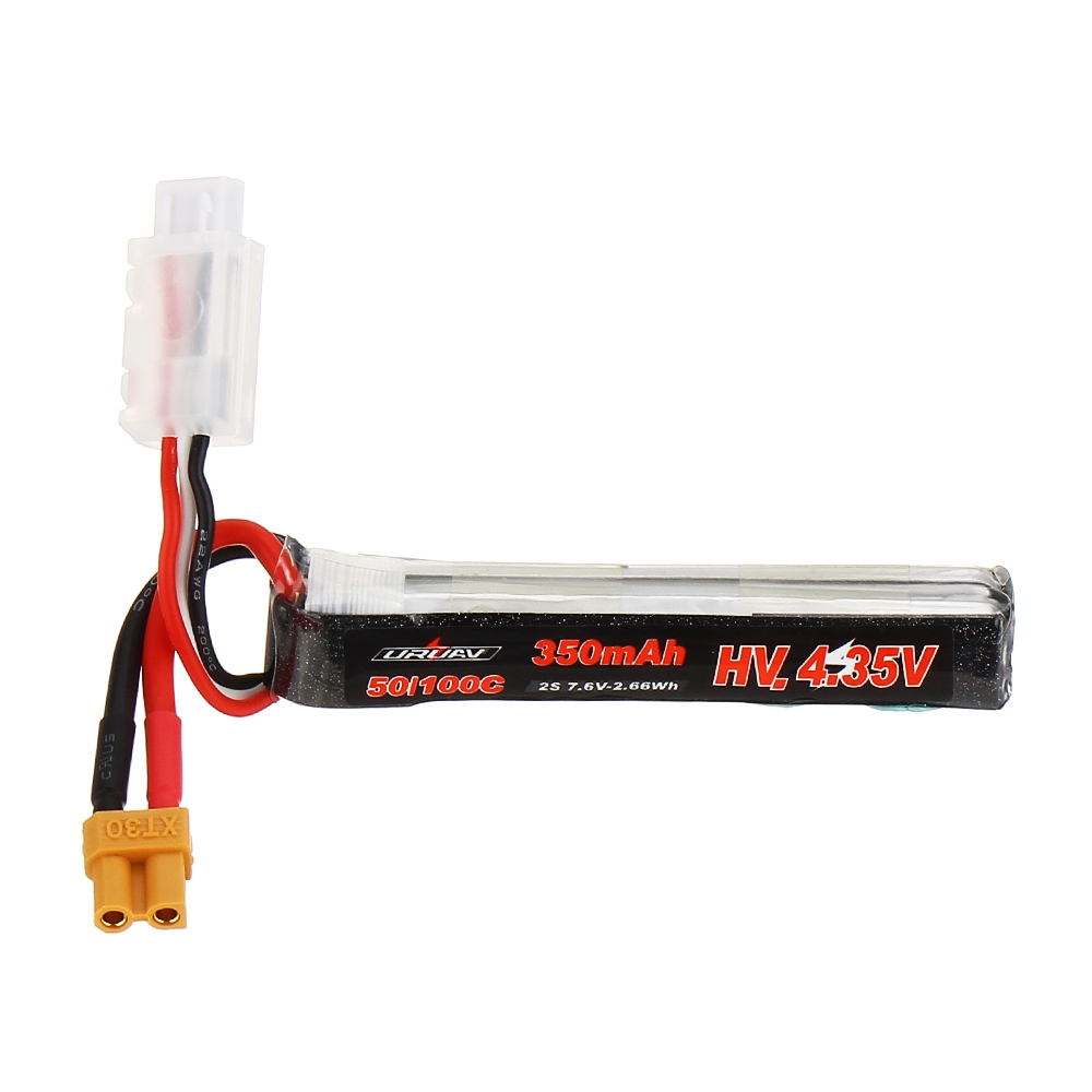 URUAV 7.6V 350mAh 50C/100C 2S HV 4.35V Lipo Battery for Beta75X RC FPV Racing Drone