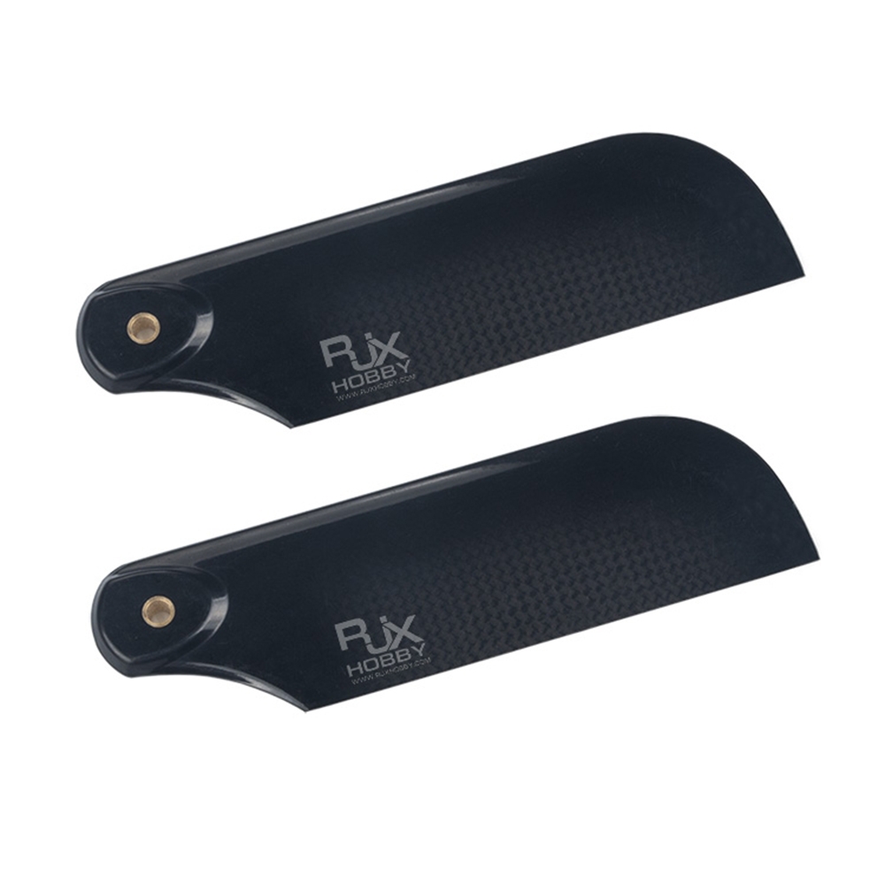 RJXHOBBY 80mm 1K Carbon Fiber RC Helicopter Tail Blade A/B Grade
