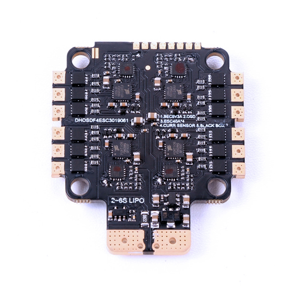 Racerstar StarF4_6S F4 OSD Flight Controller AIO BEC Current Sensor Built-in 40A BL_S 2-6S 4in1 ESC