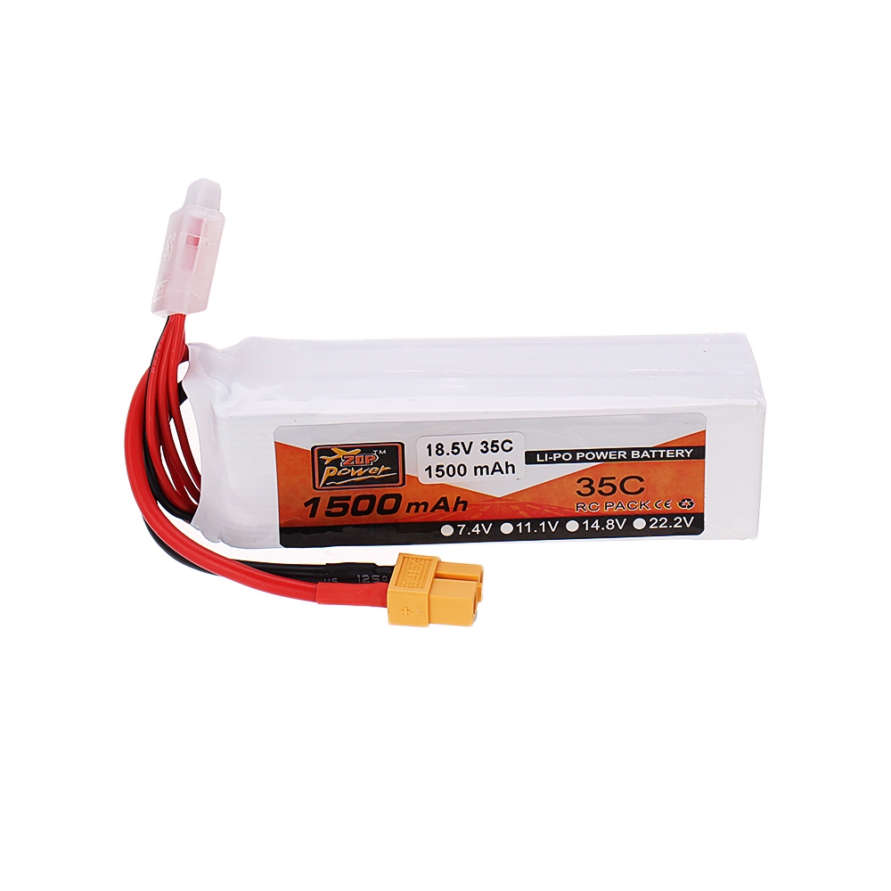 ZOP Power 18.5V 1500mAh 35C 5S Lipo Battery XT60 Plug for FPV RC Drone