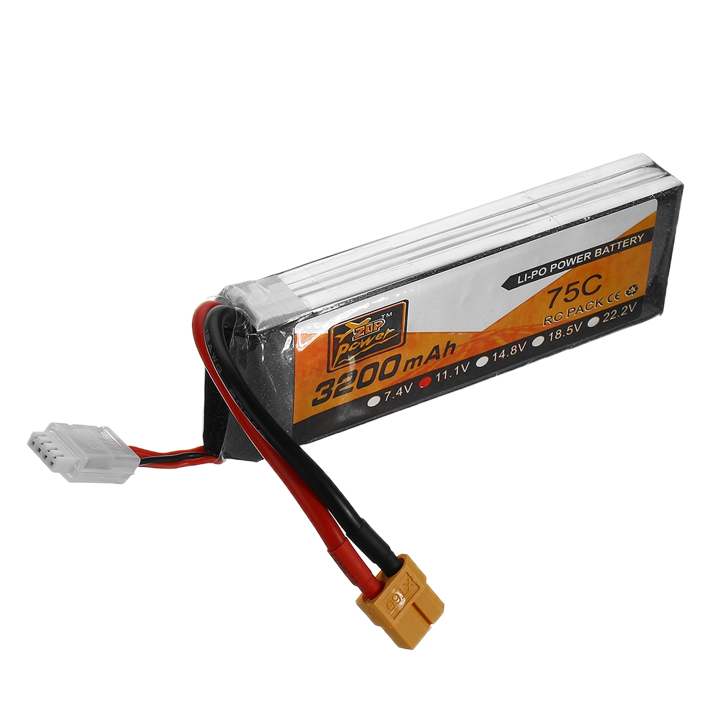 ZOP Power 22.2V 3200mAh 75C 6S Lipo Battery XT60 Plug for RC Helicopter Car Airplane
