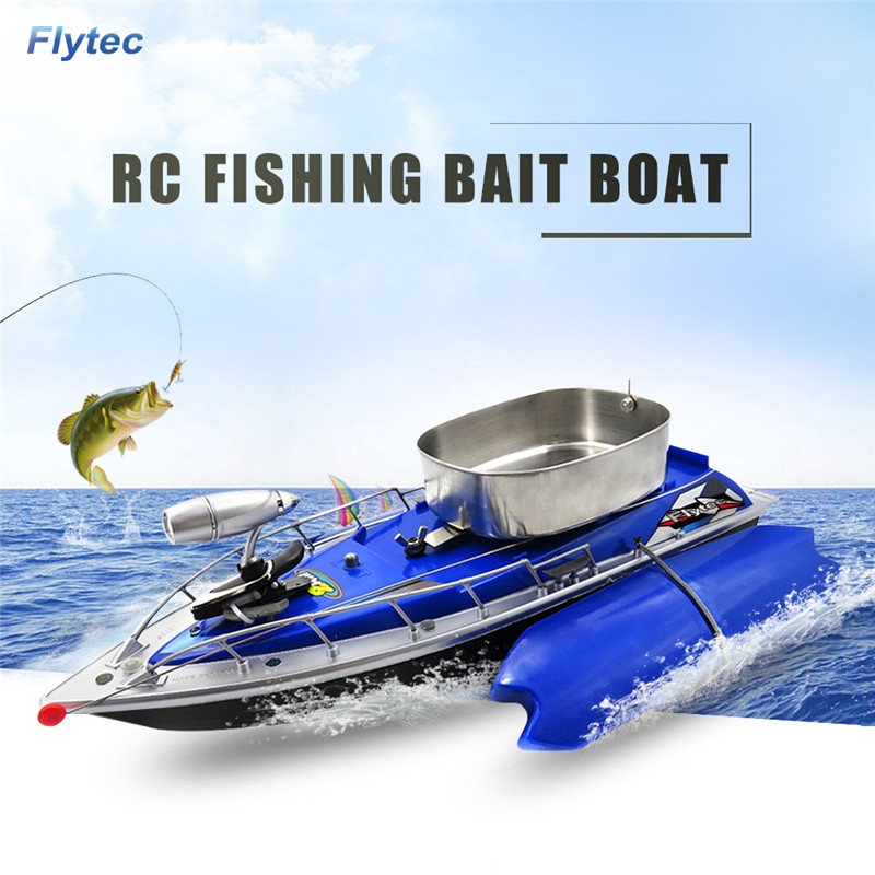 Flytec 3 Generations Electric Fishing Bait RC Boat 300m Remote Fish Finder With Searchlight Toys