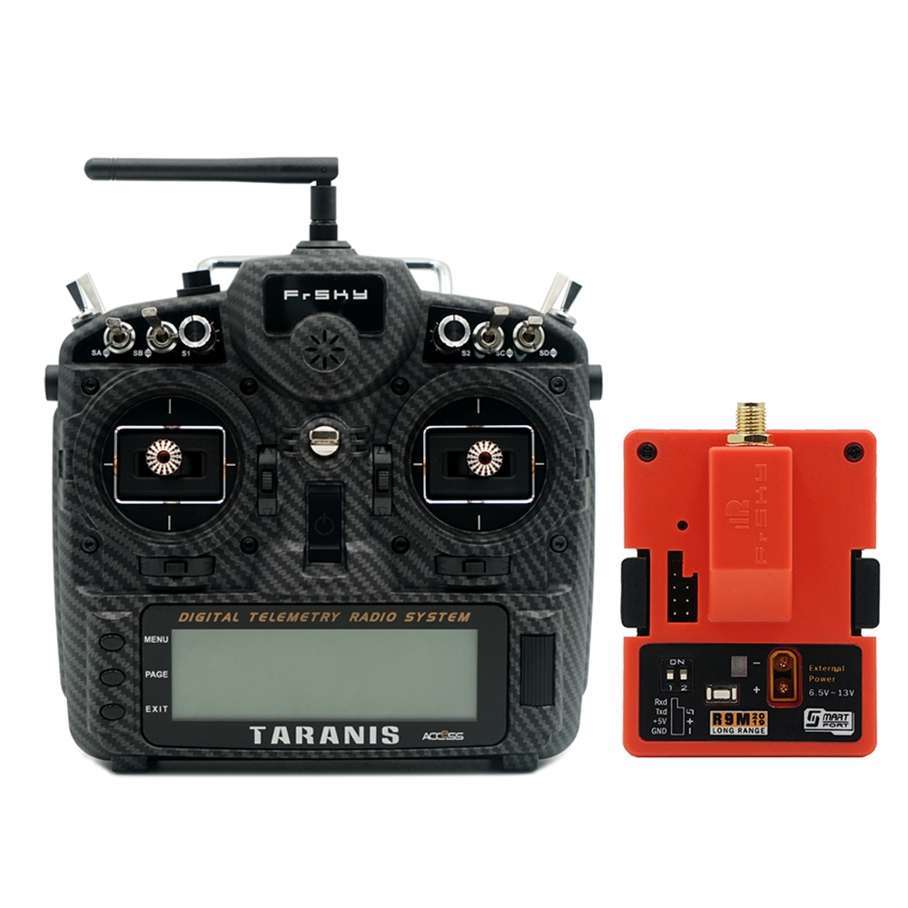 FrSky Taranis X9D Plus SE 2019 24CH ACCESS ACCST D16 Mode2 Transmitter with R9M 2019 900MHz Long Range Transmitter Module