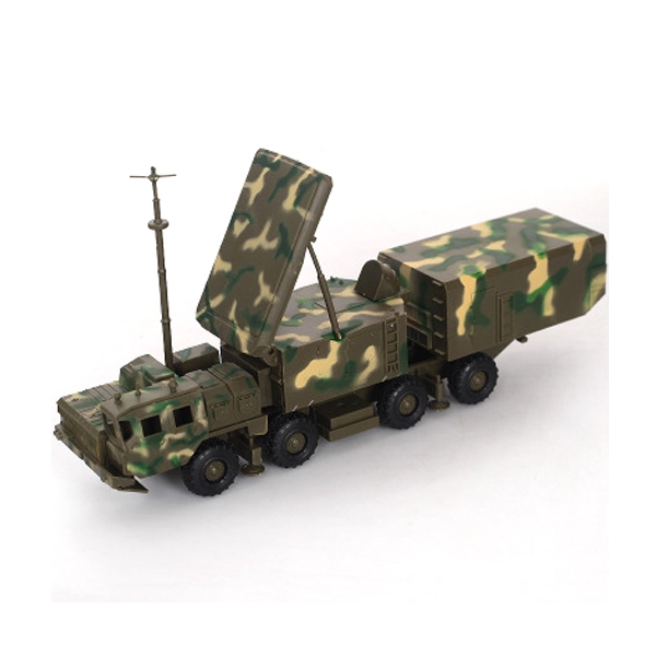 1:72 Military 4D Assembled Radar Car Diecast Model Toy