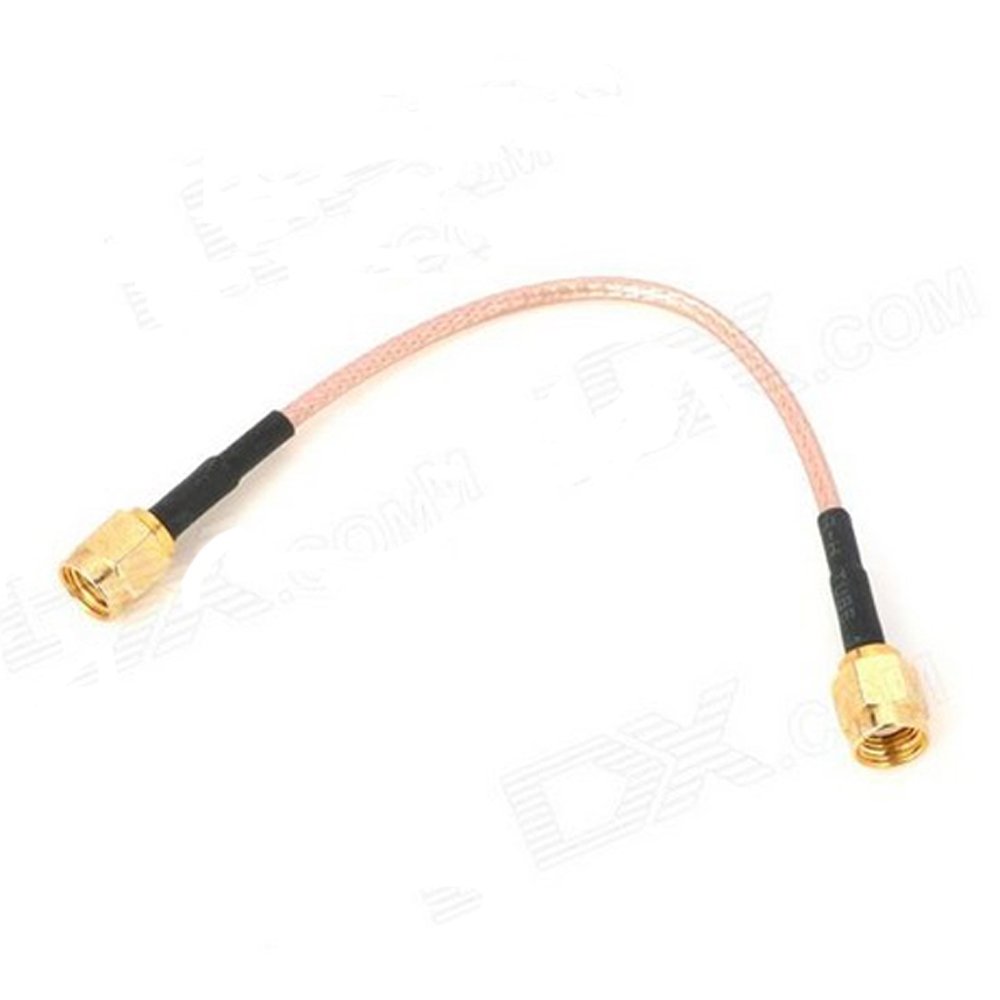 2pcs SMA Male To SMA Male Pigtail Adapter Extended Cable