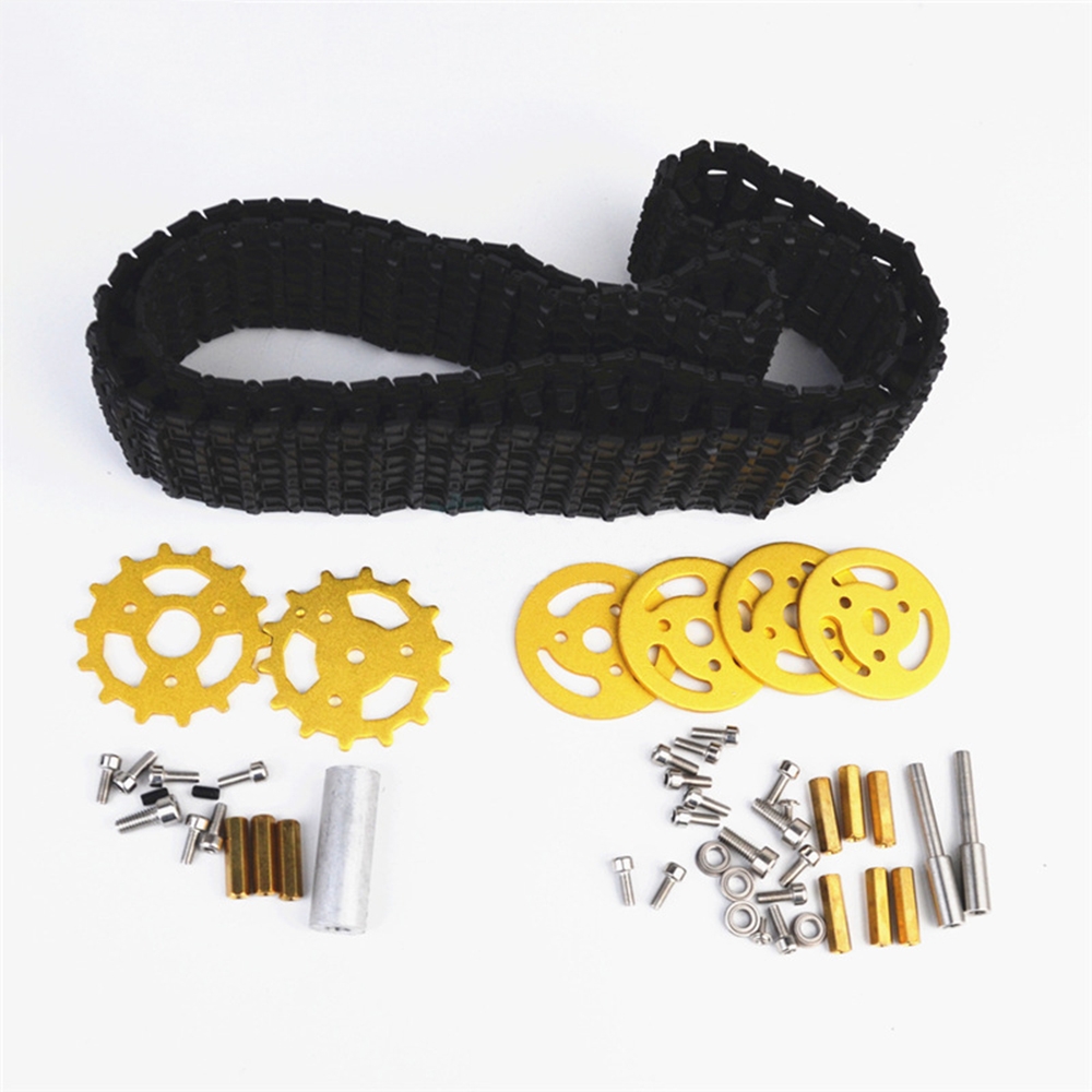 Small Hammer Plastic Tracks Crawler Belt Kit For DIY RC Robot Car Tank