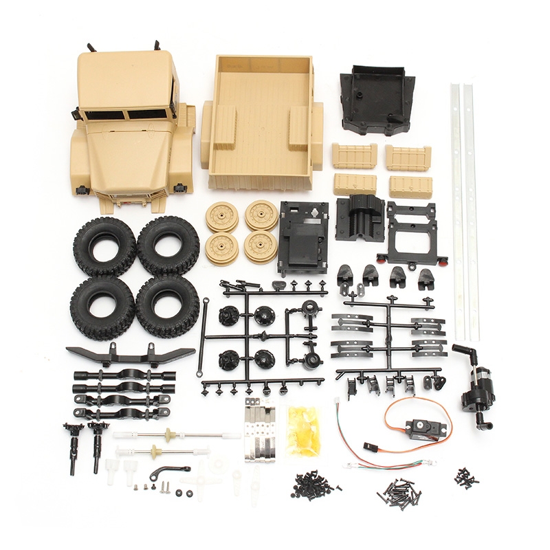 WPL B-1 DIY Car Kit 1/16 2.4G 4WD RC Crawler Off Road Car Without Electronic Parts ATR