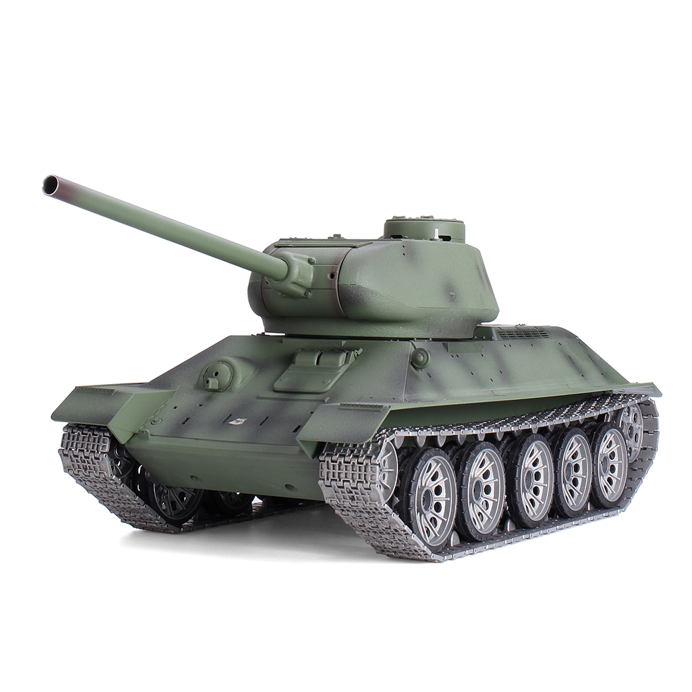 Henglong 3909 2.4G 1/16 Metal T34 2.4G RC Tank Car Vehicle Models 6.0 Version