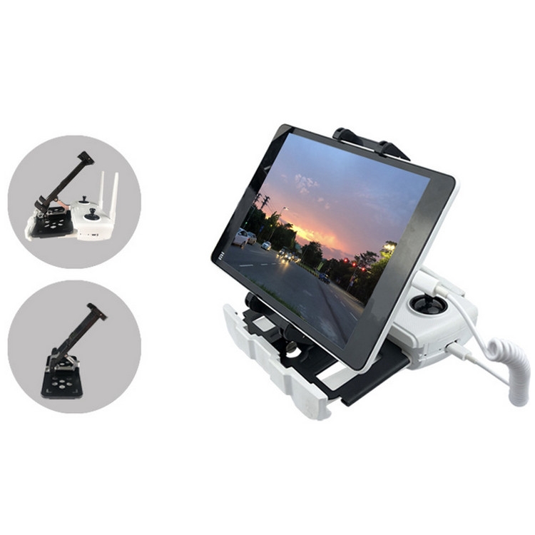 Mobile Phone Tablet Telescopic Folding Bracket Portable Holder Mount Clip for Hubsan ZINO H117S Remote Controller
