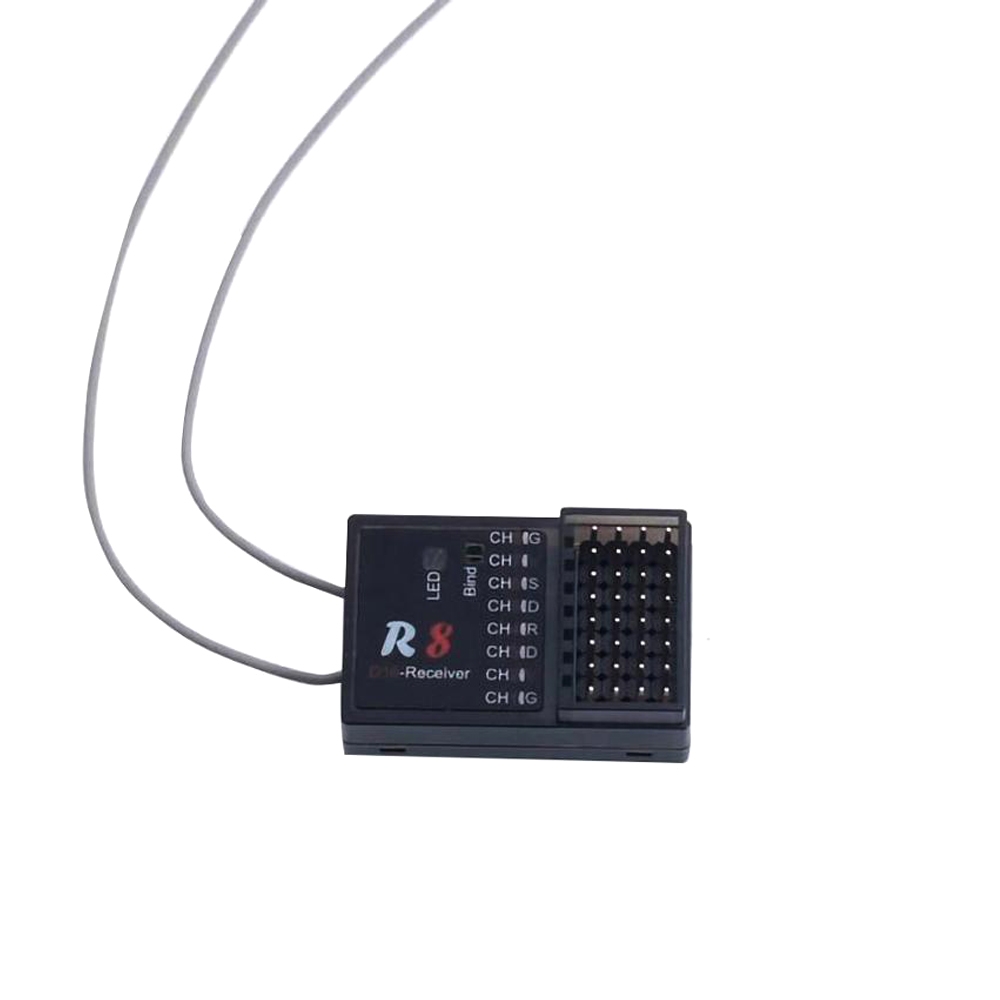 Jumper R8 16CH RC Receiver Compatible T16 FrSky D16 D8 Mode Support PIX PX4 APM Flight Controller PWM SBUS Output