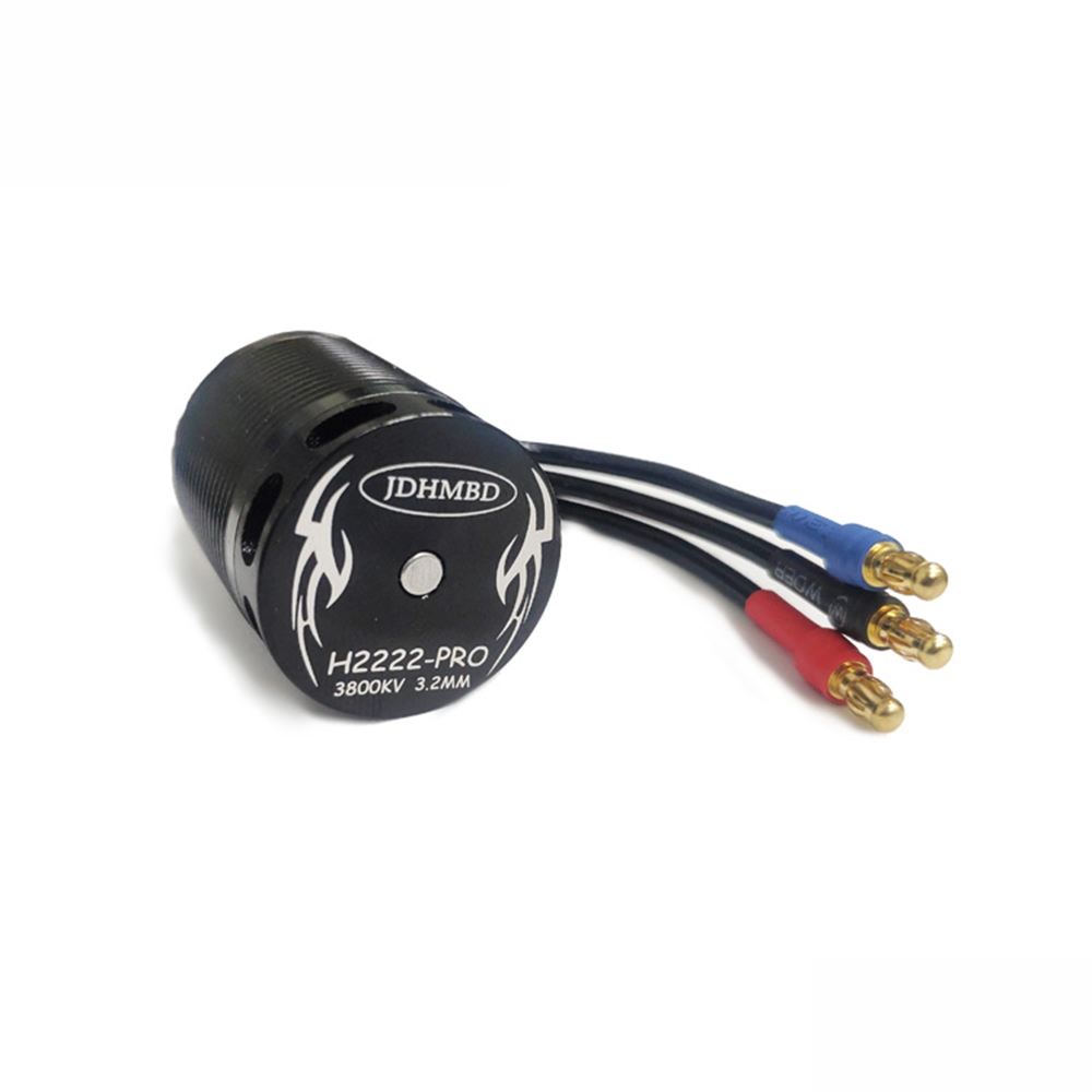 JDHMBD MT-002 H2222-PRO 2-4S 3800KV 3.2mm Output Shaft Brushless Motor For 450/450L/480/X360 RC Helicopter