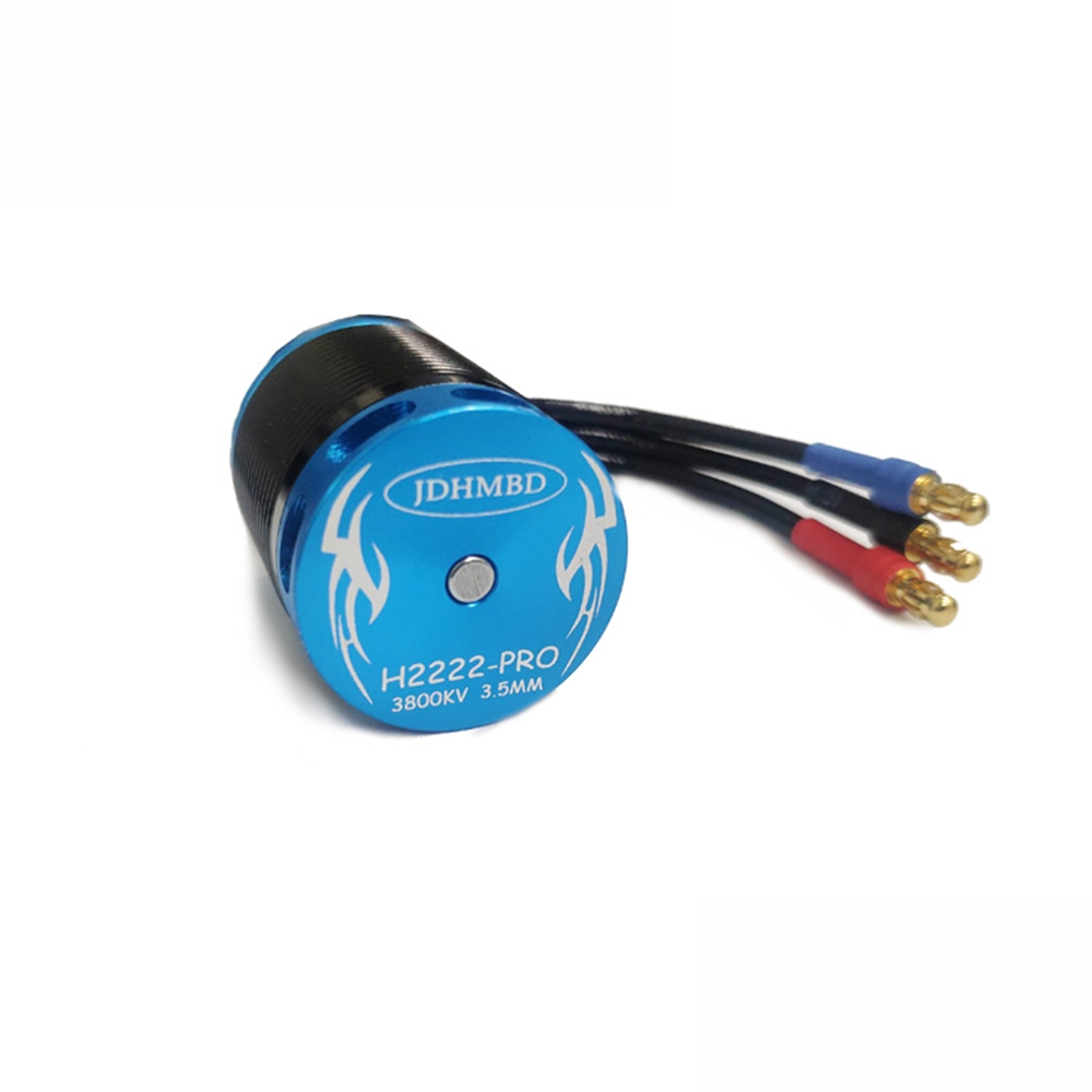 JDHMBD MT-001 H2222-PRO 2-4S 3800KV 3.5mm Output Shaft Brushless Motor For 450/450L/480/X360 RC Helicopter - Photo: 1