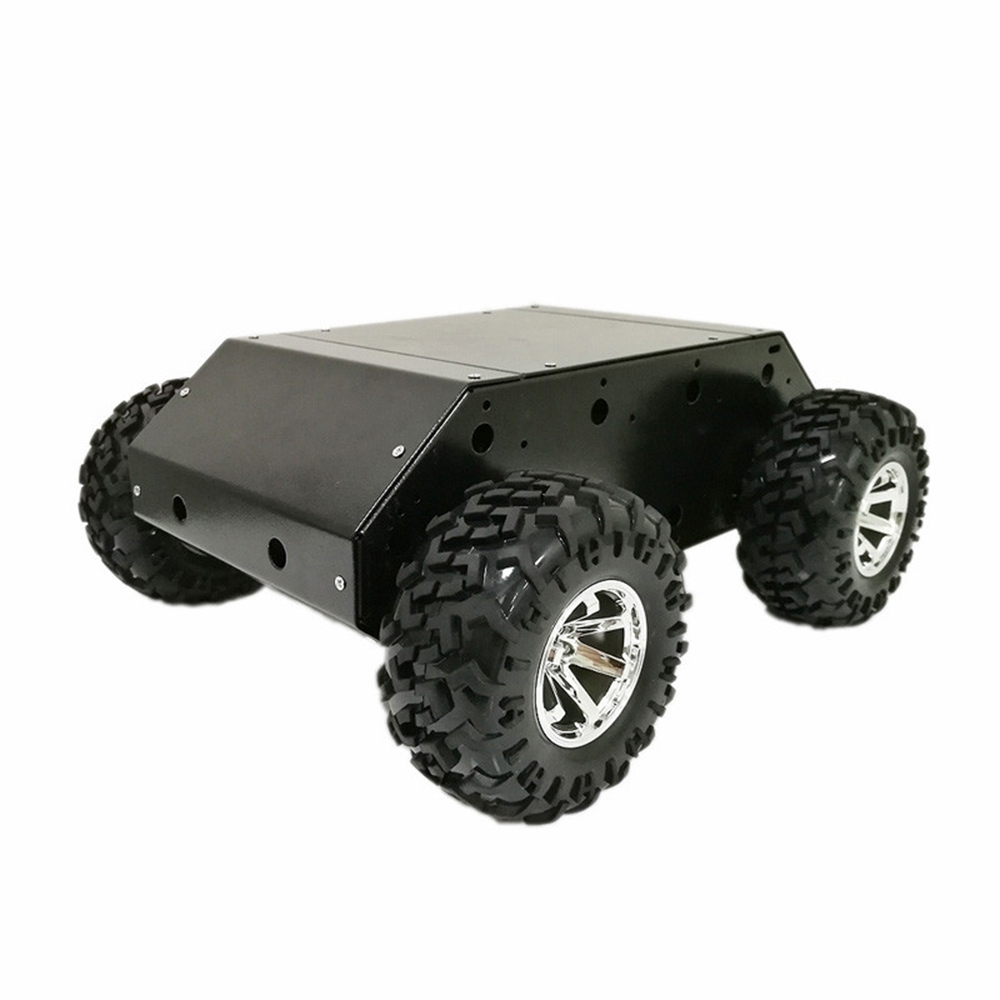 DOTI DIY 4WD Smart RC Robot Car With 130mm Wheels 12V 300RPM 37mm Motor