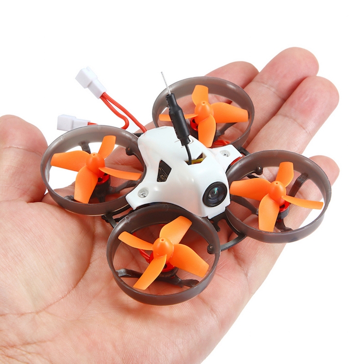 HBX68 68mm 1-2S RC FPV Racing Drone PNP BNF F3 10A BLHeli_S 800TVL 0802 16000KV Motor