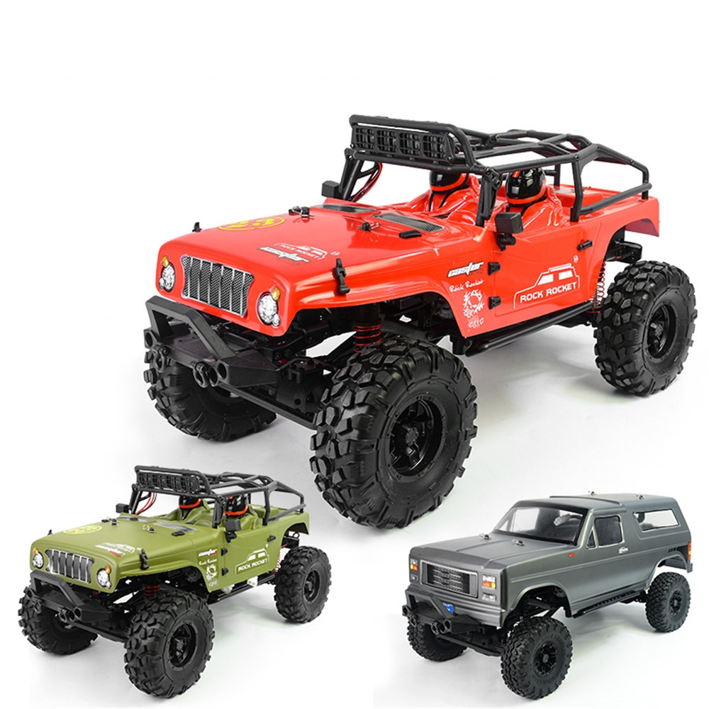 CJ10 for Caster 1/10 2.4G 4WD RC Car Electric Off-Road Rock Crawler Vehicles with LED Light RTR Model