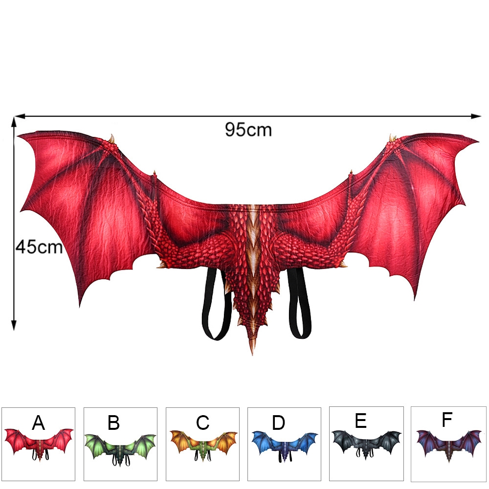 Halloween Carnival Cosplay Non-woven Dragon Wings Clothing Adult Decoration Toys