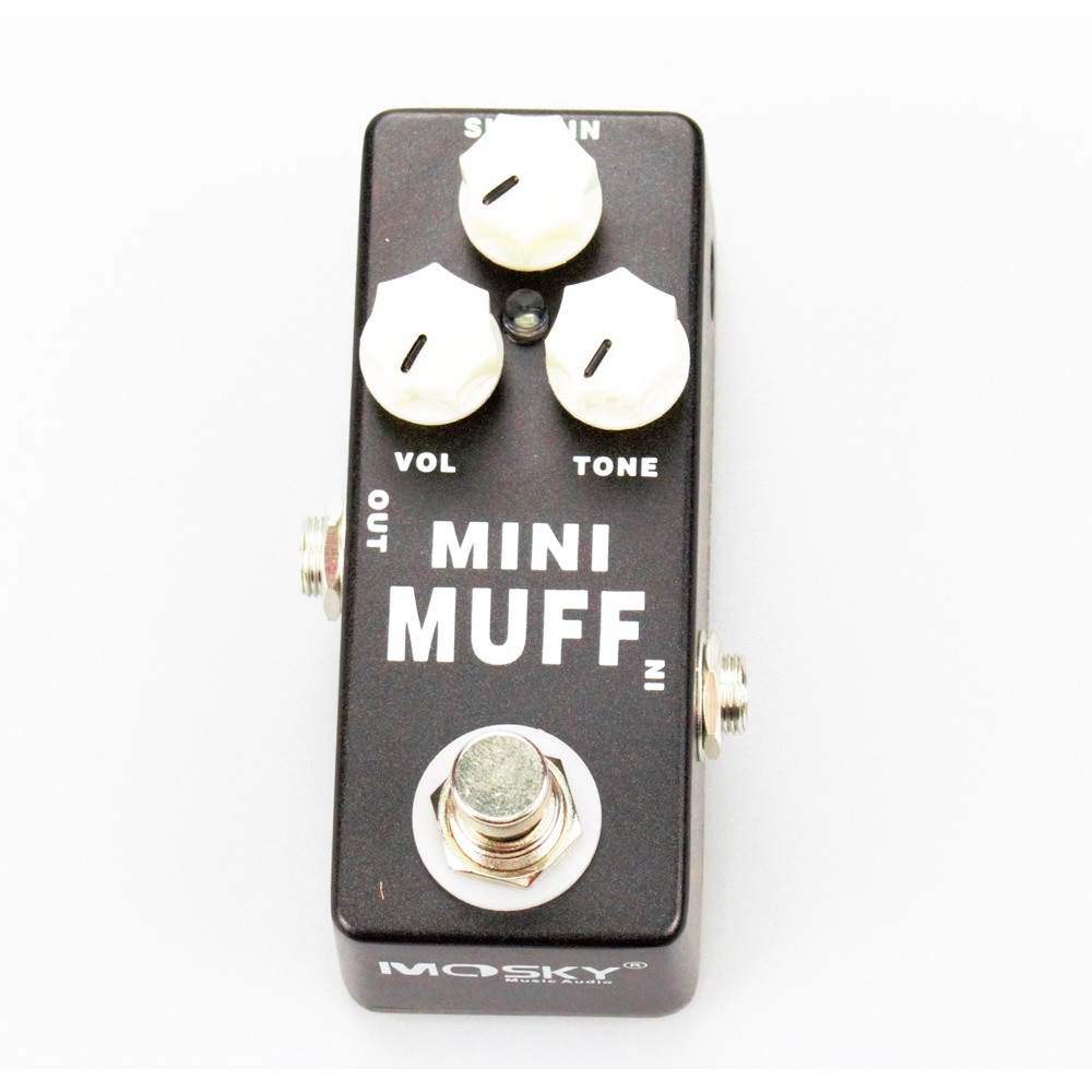 MOSKY MINI MUFF Fuzz Guitar Pedal Mini Electric Bass Guitar Effects True Bypass Musical Instruments
