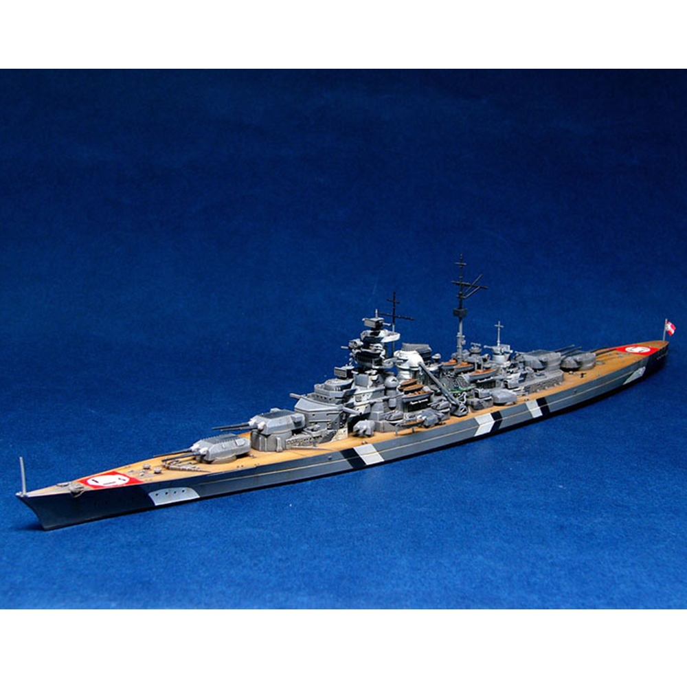 Trumpeter 1/700 German Bismarck Military Battleship DIY Assembly Model Building Toy