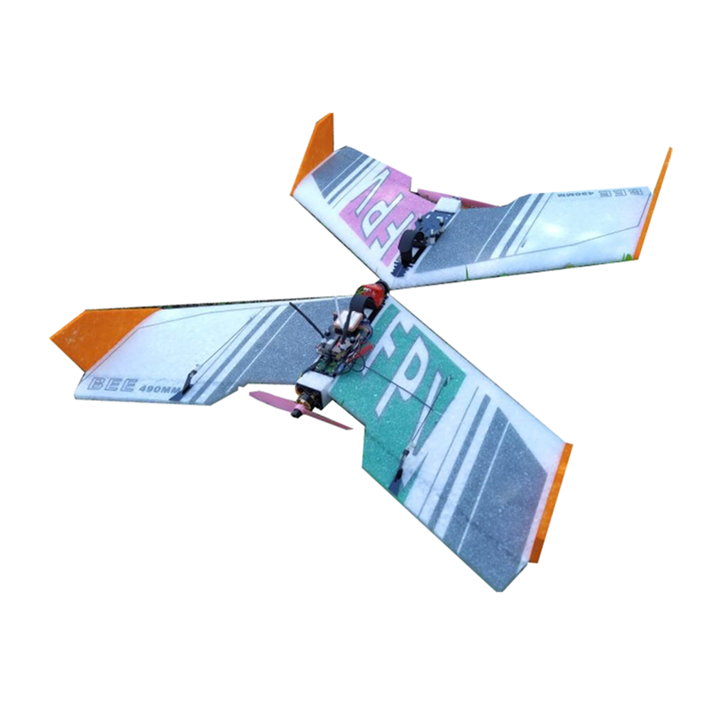 2pcs BEE 490mm Wingspan EPP FPV RC Airplane Fixed Wing KIT for New Flyer Beginner Trainer