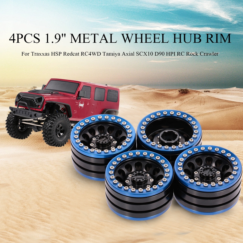 1.9Inch Metal RC Car Wheel Hub Rim For 1/10 RC 4WD HSP TAMIYA AXIAL D90 HPI Rock Crawler