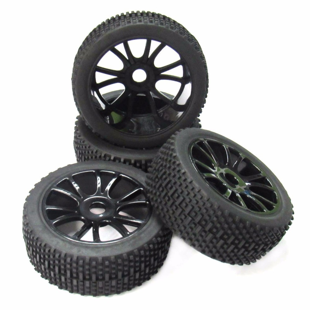 4pcs Plastic RC Car Wheel Tire For 1/8 HSP REDCAT TAMIYA HPI RC Car Vehicle Models Parts