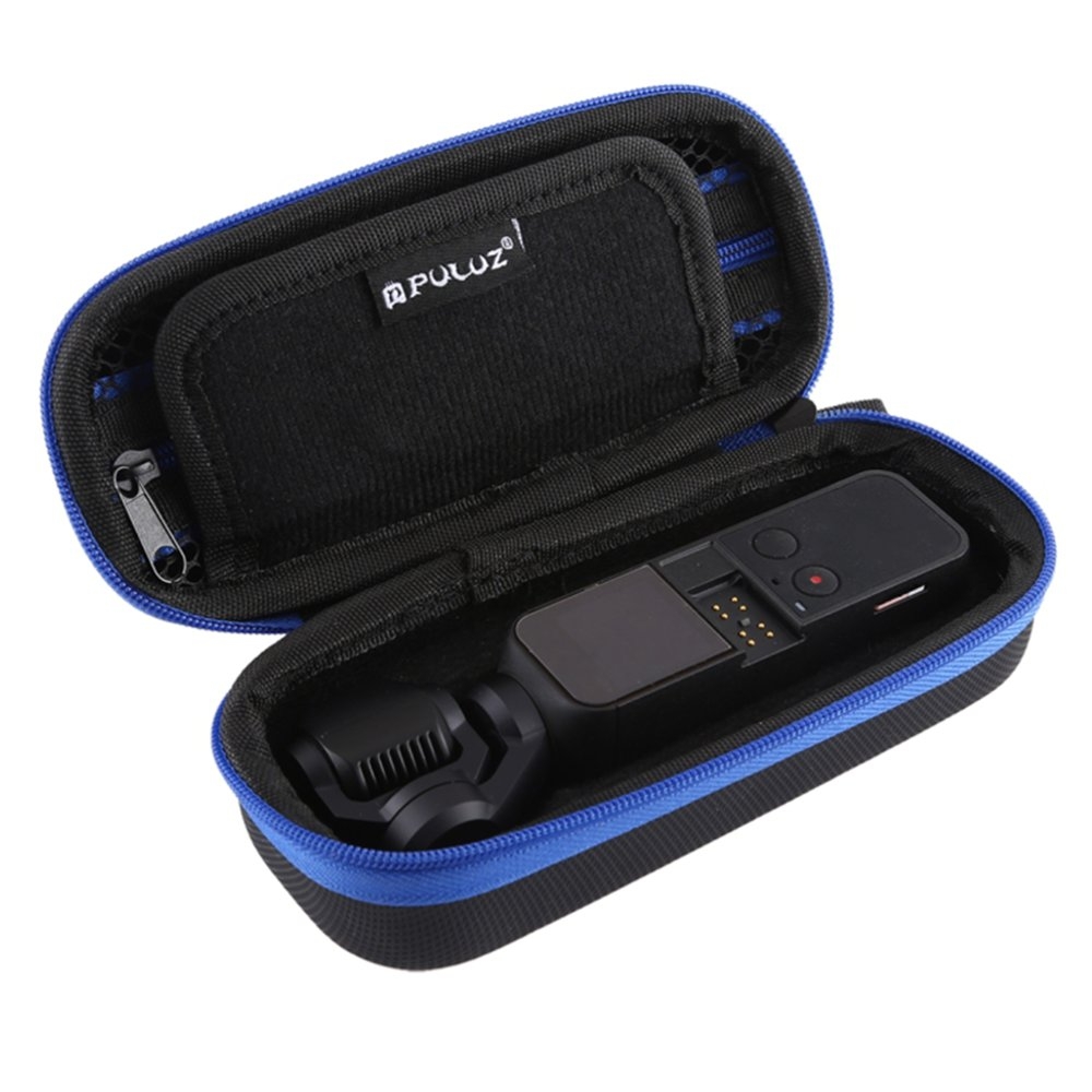 PULUZ Portable Mini PU Leather Storage Case Bag for DJI Osmo Pocket Gimbal