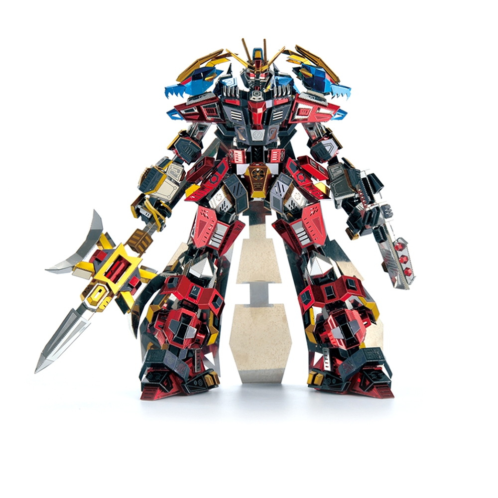 Microworld LYU BU Warrior 3D Metal DIY Assembled Mech Model Building Kits