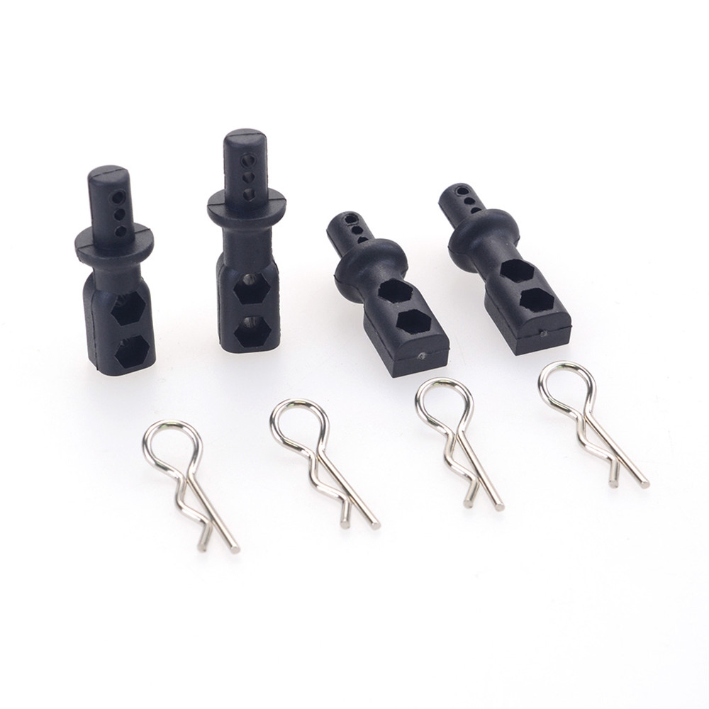 ZD Racing 8185 Body Mount Posts with Shell Clips Set for 9020 V3 Truggy 1/8 RC Car Vehicles Parts - Photo: 1