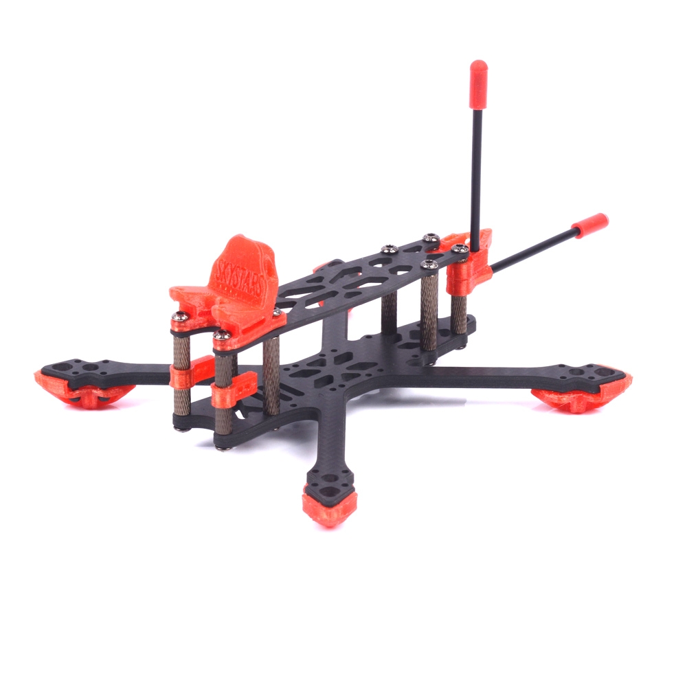 Skystars StarLord X3 Spare Part 145mm Wheelbase 4mm Arm 3K Carbon Fiber Frame Kit for RC Drone FPV Racing