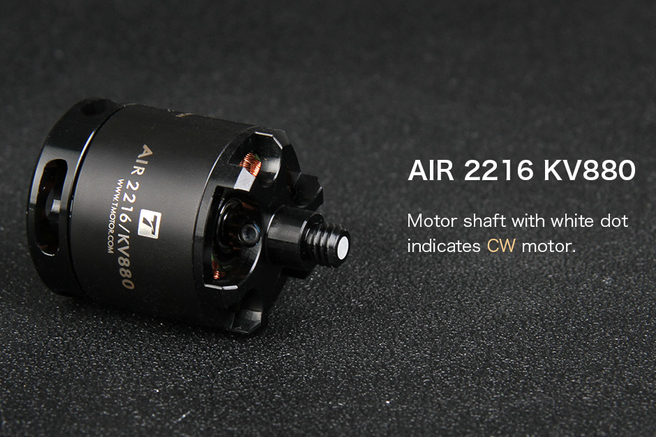 T-motor 4PCS Air2216 880KV Motor+ 4PCS T1045 Prop For DIY FPV Racing RC Drone